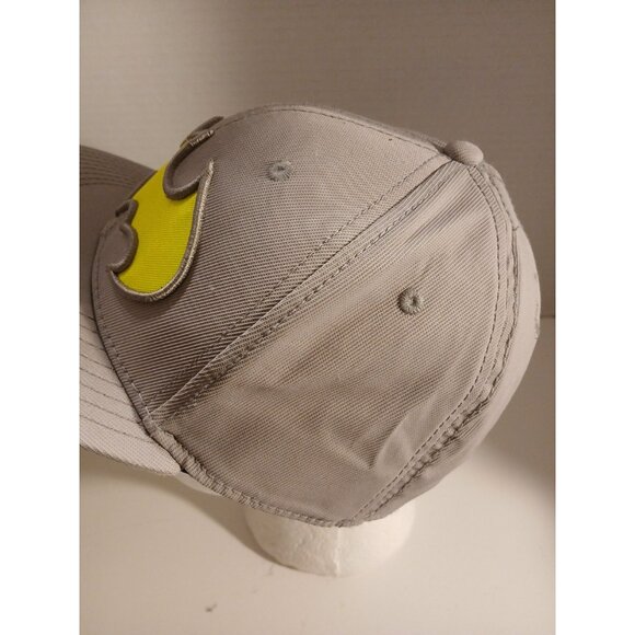 DC Comics Batman Neon Yellow One Size Fits Most Hat Gray Embroidered H3 - Picture 5 of 9